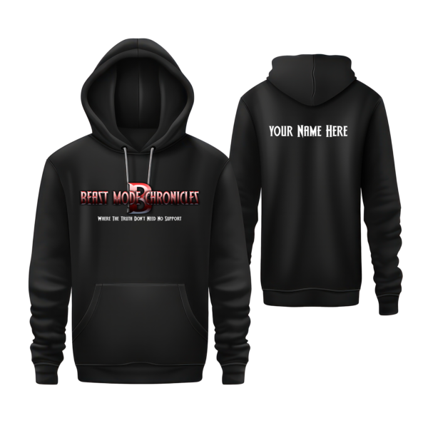 Front and Back of Hoodie