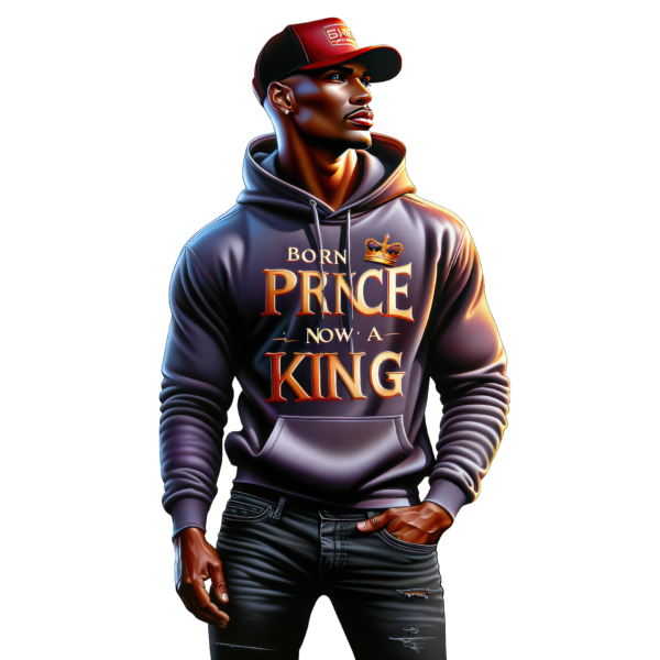 Black Men- Pray – Kings – Chubby T-Shirt Collection 2 - Image 4