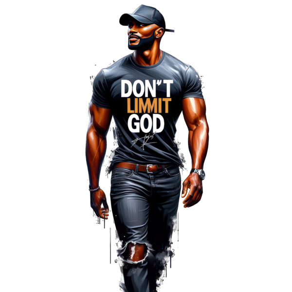 Black Men- Pray – Kings – Chubby T-Shirt Collection 2 - Image 18