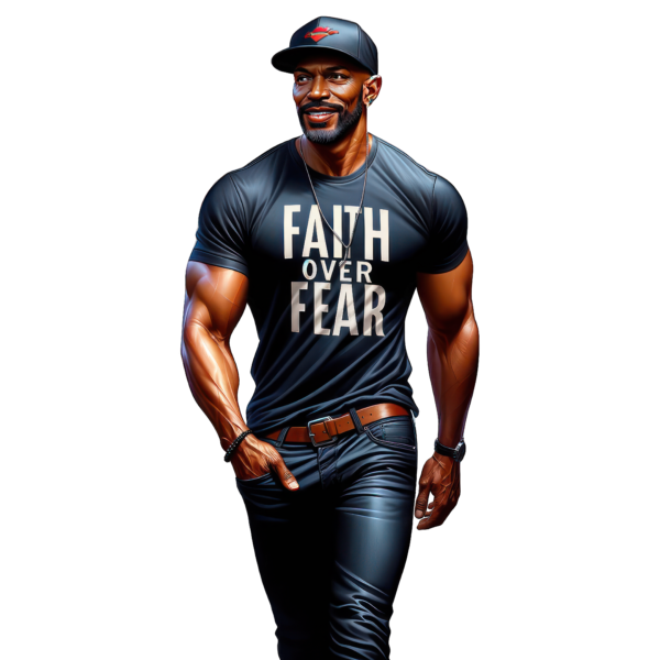 Black Men- Pray – Kings – Chubby T-Shirt Collection 2 - Image 16