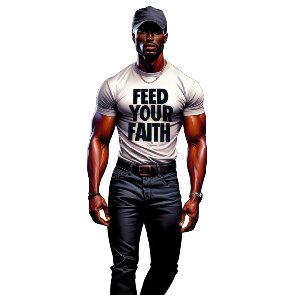 Black Men- Pray – Kings – Chubby T-Shirt Collection 2 - Image 15