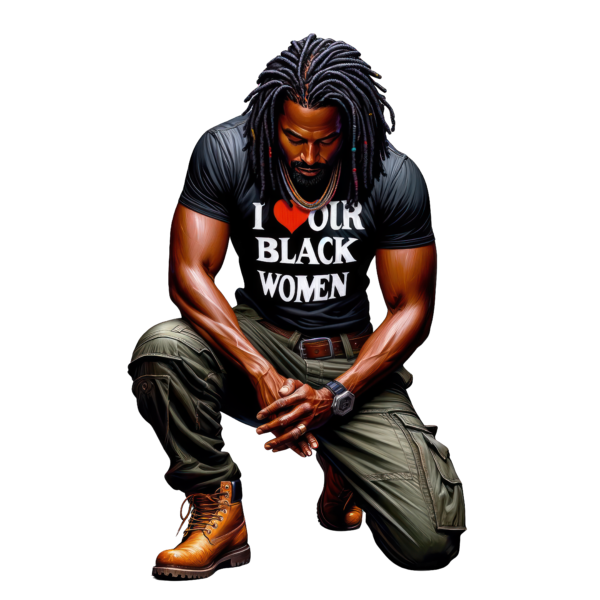 Black Men- Pray – Kings – Chubby T-Shirt Collection 2 - Image 13